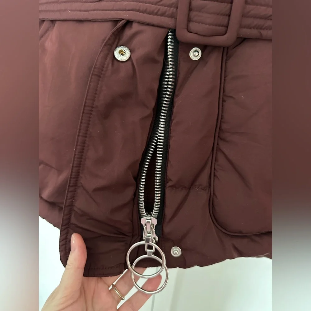 SOLD! SOLD! IENKI IENKI Puffer Jacket in Bordeaux Nylon Size M - Picture 11 of 16